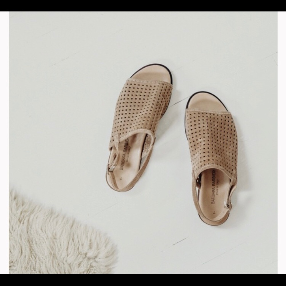Barbara Barbieri Italian Leather Sandals.